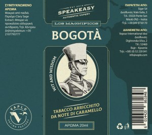Speakeasy Bogota Flavor 20/60ml Flavor 