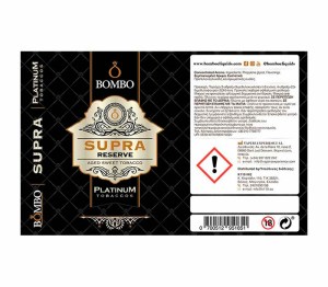 Bombo Platinum Tobaccos Supra Reserve 30ml 120ml Flavorshot
