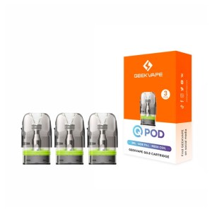 Geekvape Cartridge Q series 3ml (3pcs) 0.8ohm TPD Αντιστάσεις/δοχεία για ηλεκτρονικό τσιγάρο