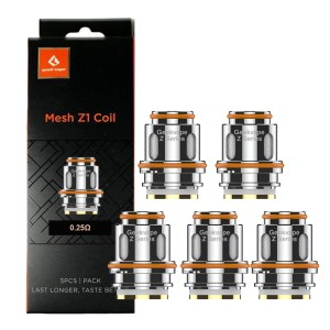 Geekvape Zeus Mesh Z1 coil 0.25 ohm x 5 pcs Αντιστάσεις για ατμοποιητή ηλεκτρονικού τσιγάρου