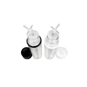 Graduated bottle easy opening 60ml black cap Ανταλλακτικό μπουκάλι για DIY