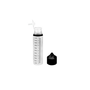 Graduated bottle easy opening 60ml black cap Ανταλλακτικό μπουκάλι για DIY