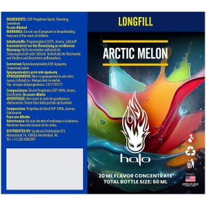 Halo Artic Melon 20/60ml Flavor Shot υγρό για ηλεκτρονικό τσιγάρο