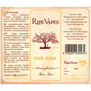 Ripe Vapes San Juan 20ml to 60ml Flavor
