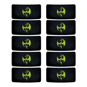 Vape Band Heroes 1 24 to 28mm 10pcs Προστατευτικό δαχτυλίδι σιλικόνης για ατμοποιητή ηλεκτρονικού τσιγάρου