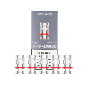 Voopoo Coil PnP DW60 0.6ohm x 5 pcs Αντιστάσεις για ατμοποιητή