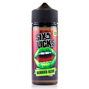 Six Licks Berried Alive 20ml 120ml bottle flavor