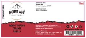 MOUNT VAPE WOODY TOBACCO CARAMEL VANILLA 10ML 30ML FLAVORSHOT